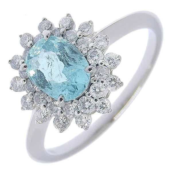 Pt900 Platinum Diamond Ring