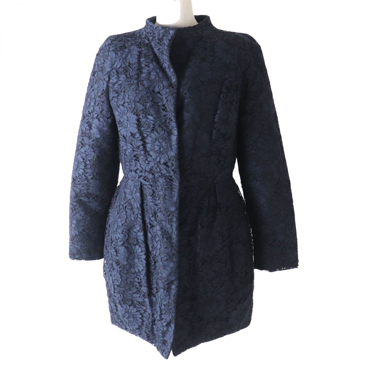 Valentino Women's Lace Down Coat Navy