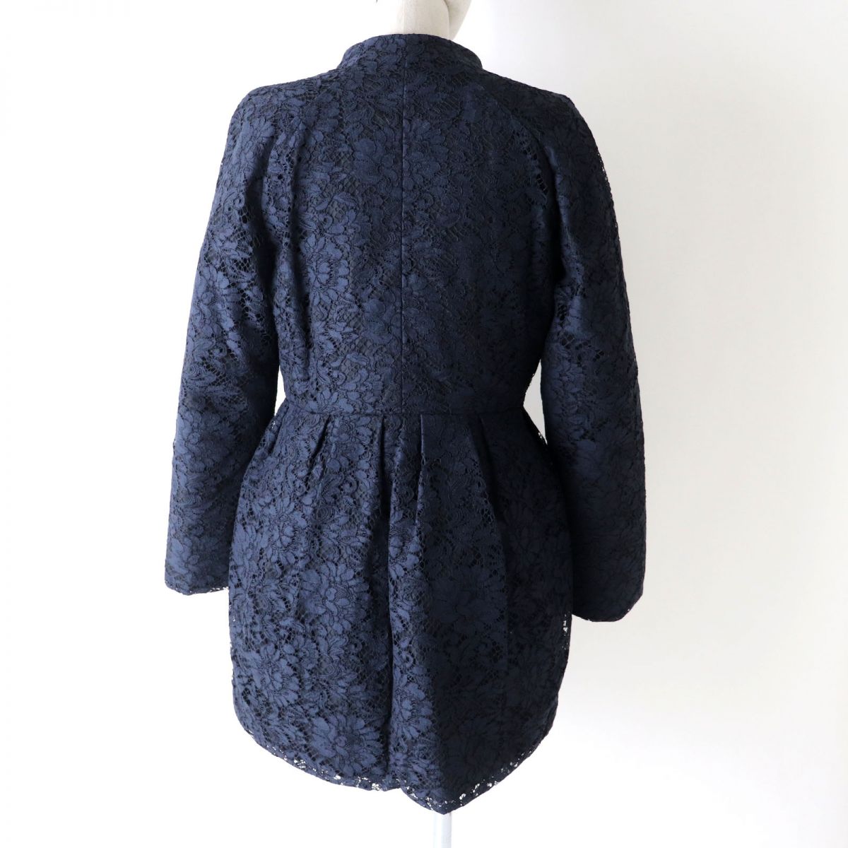 Valentino Women's Lace Down Coat Navy