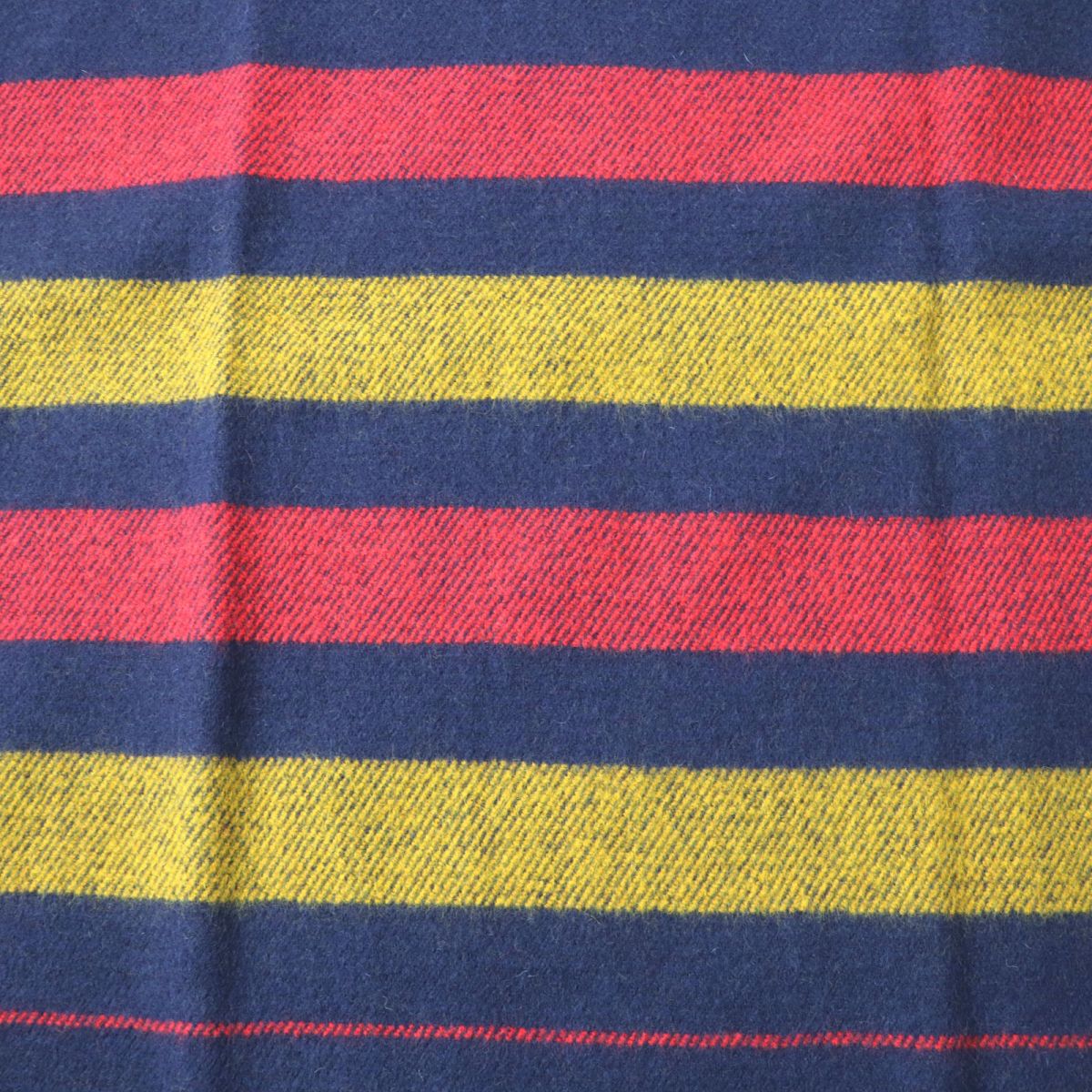 Hermes Wool Rocabar Blanket Navy/Yellow