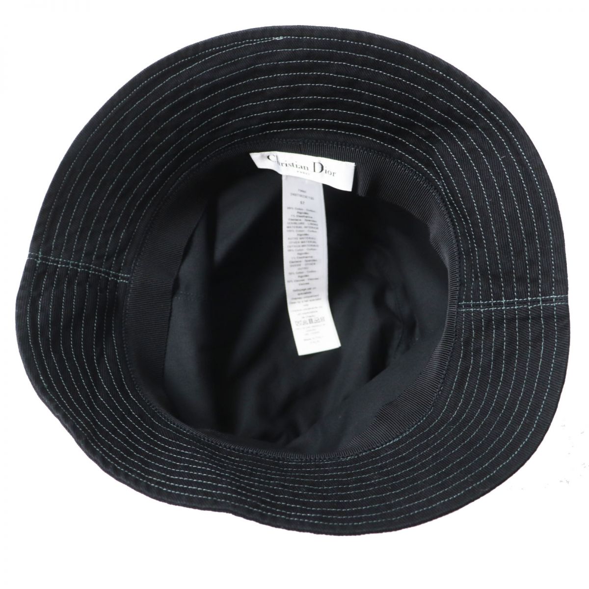 Christian Dior Union Cotton Bob Hat Black