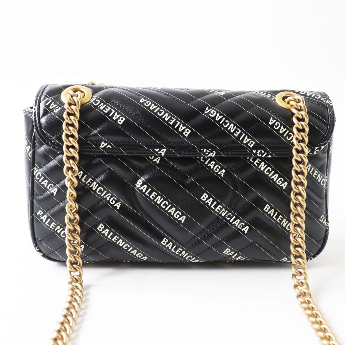 Gucci GG Marmont Leather Chain Shoulder Bag