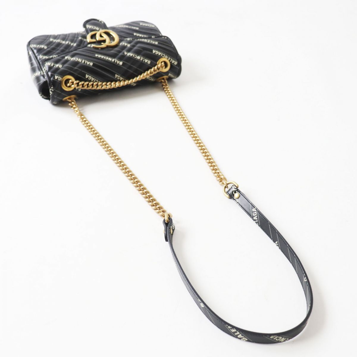 Gucci GG Marmont Leather Chain Shoulder Bag