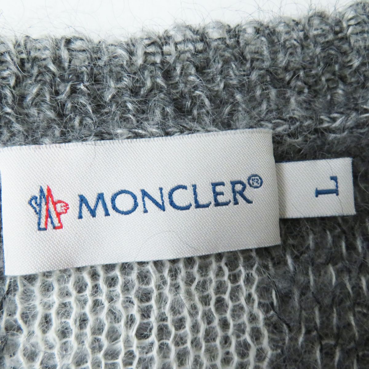 Moncler Mohair Blend Knit Cardigan L