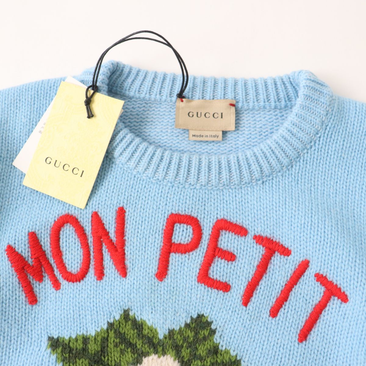 Gucci Wool Long Sleeve Knit Pullover 638303