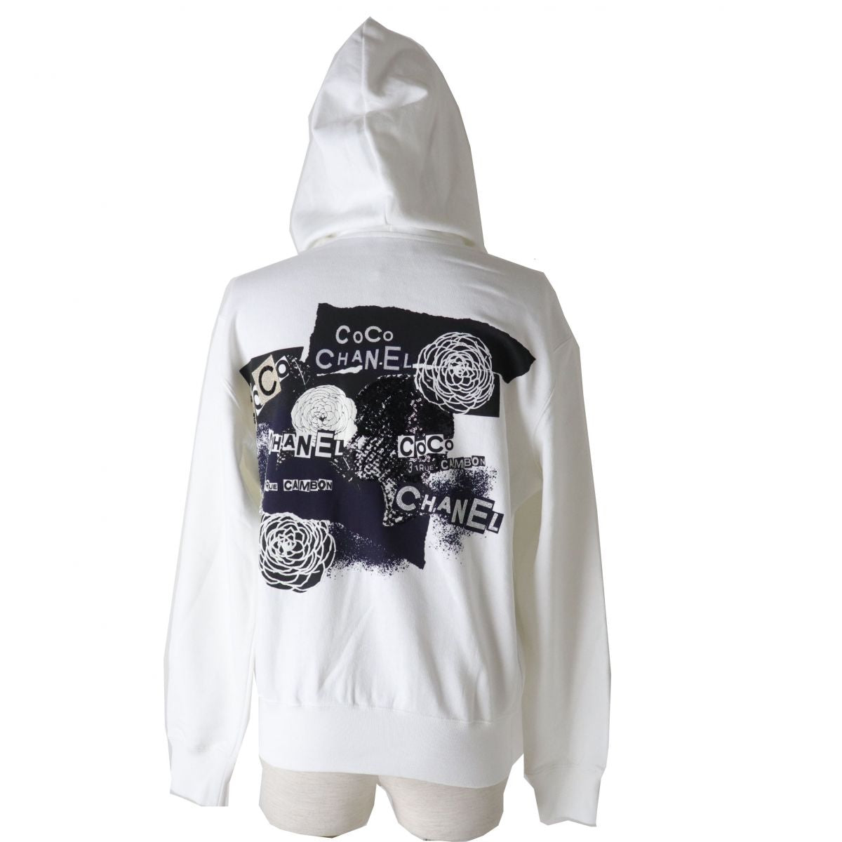 Chanel Women's Graffiti Logo Zip-up Hoodie