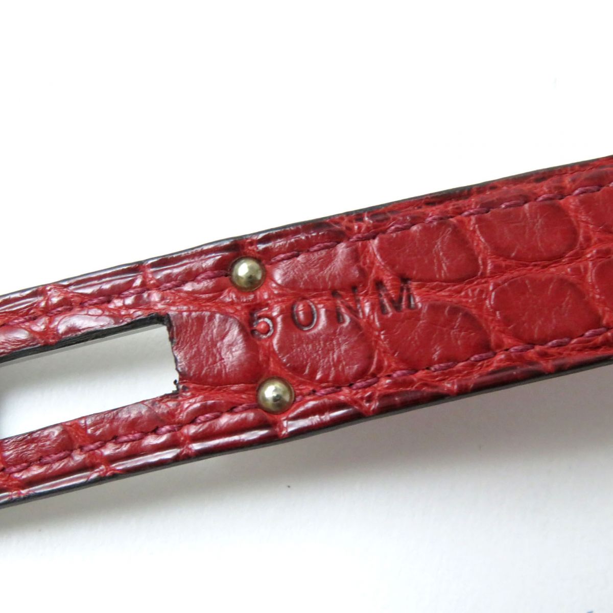 Hermes Kelly Wallet Alligator Burgundy