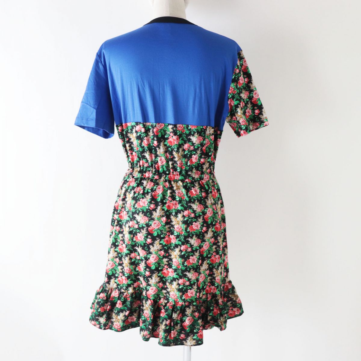 Louis Vuitton Floral Bi-Fabric Dress 1A5RK0