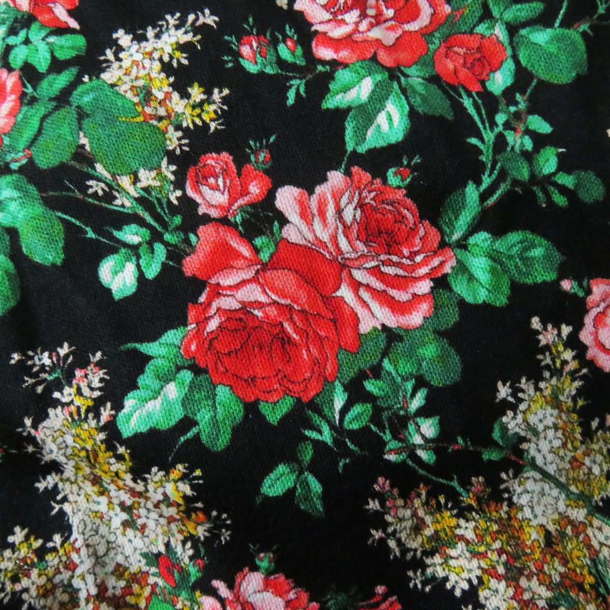 Louis Vuitton Floral Bi-Fabric Dress 1A5RK0