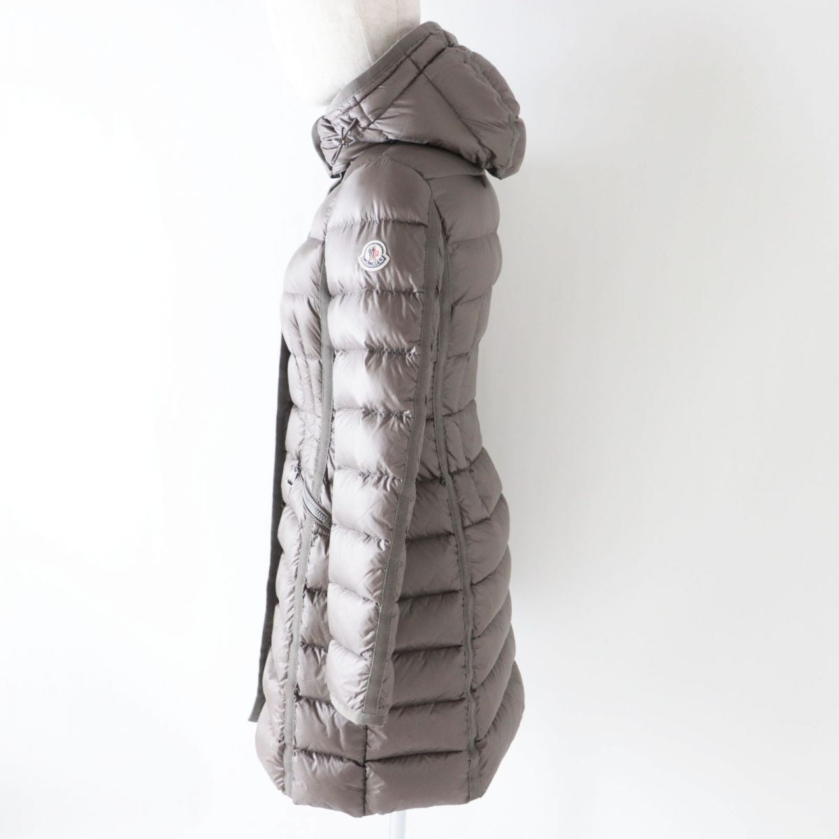 MONCLER HERMINE Women's Hooded Down Coat Beige