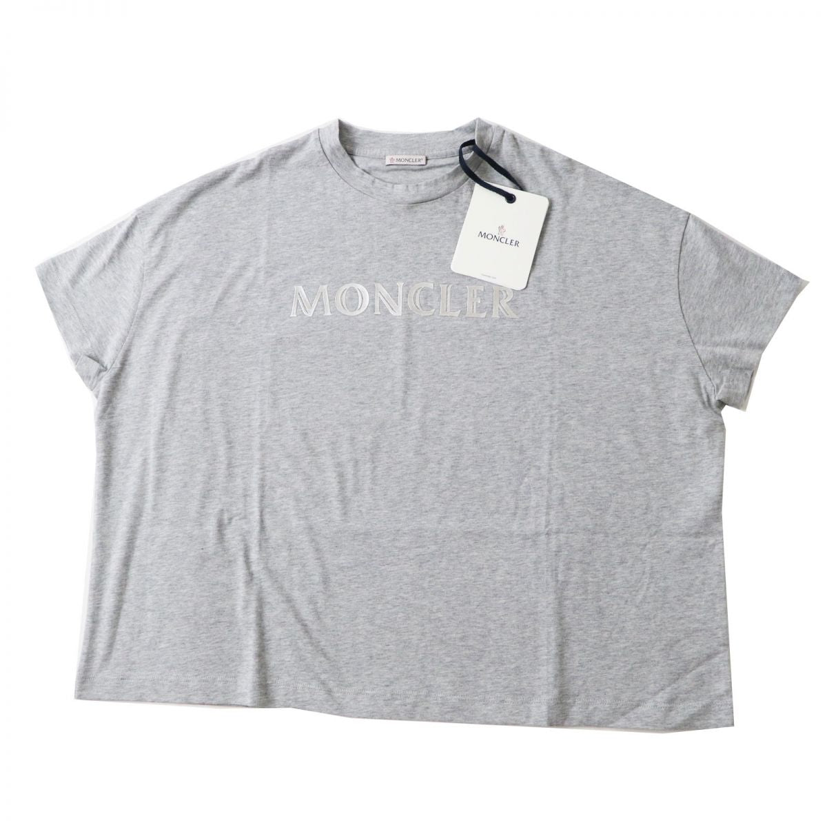 Moncler Women's Logo T-Shirt Gray L