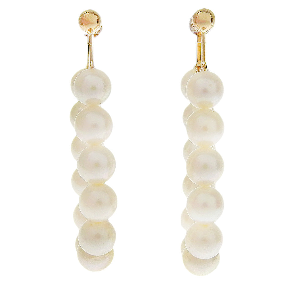 Pearl Earrings K18 Yellow Gold