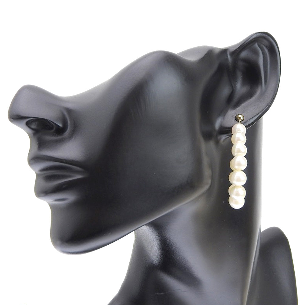 Pearl Earrings K18 Yellow Gold