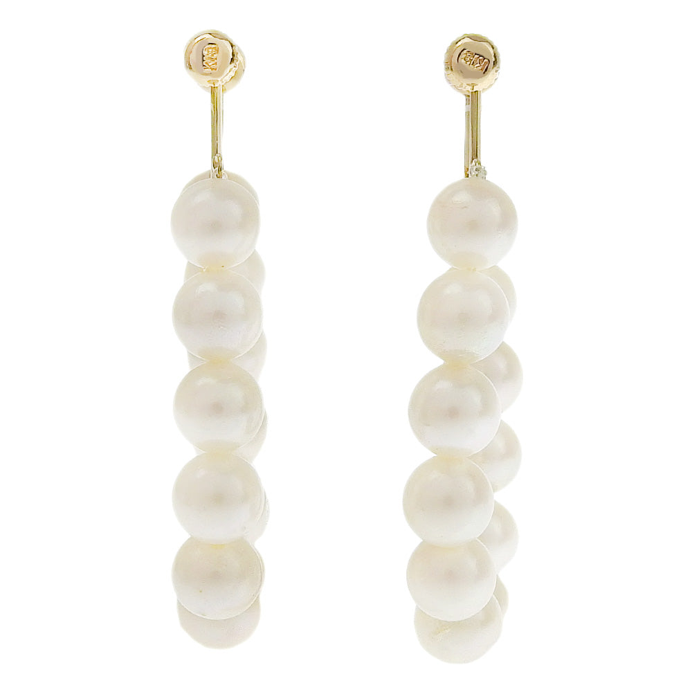 Pearl Earrings K18 Yellow Gold