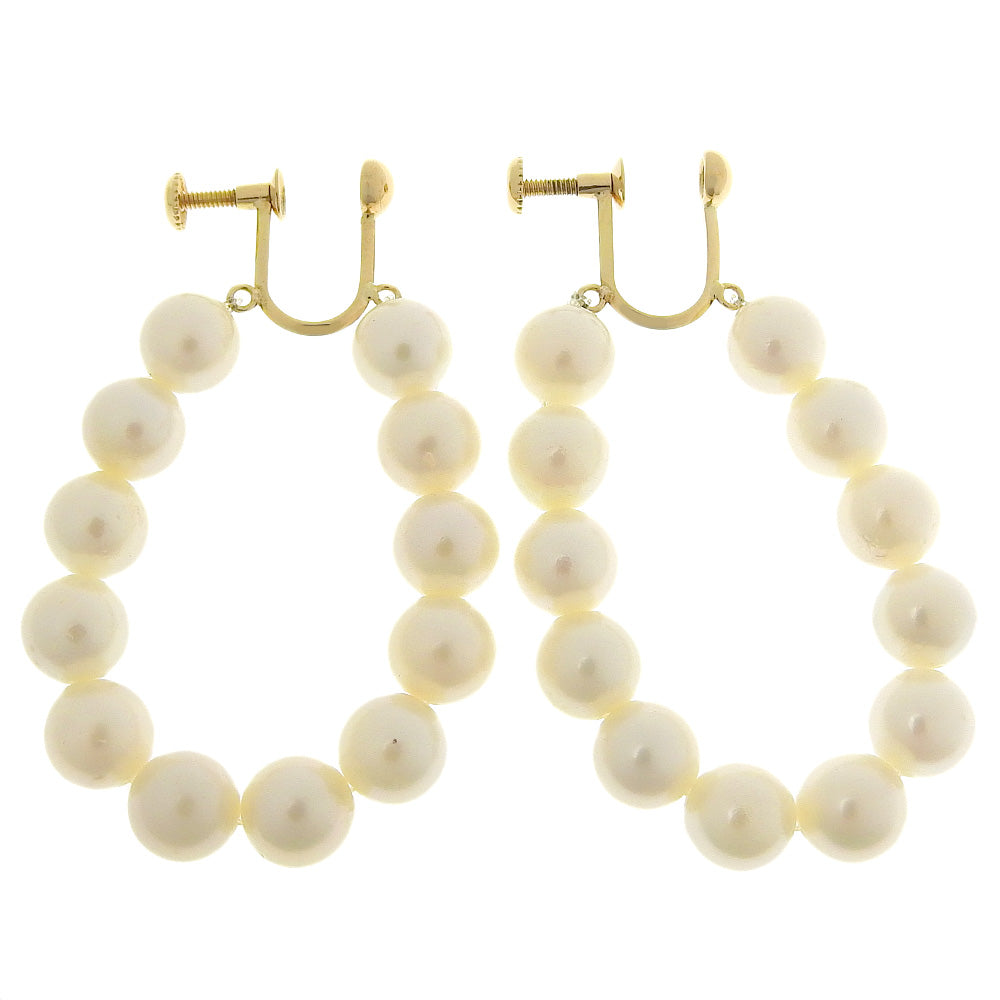 Pearl Earrings K18 Yellow Gold