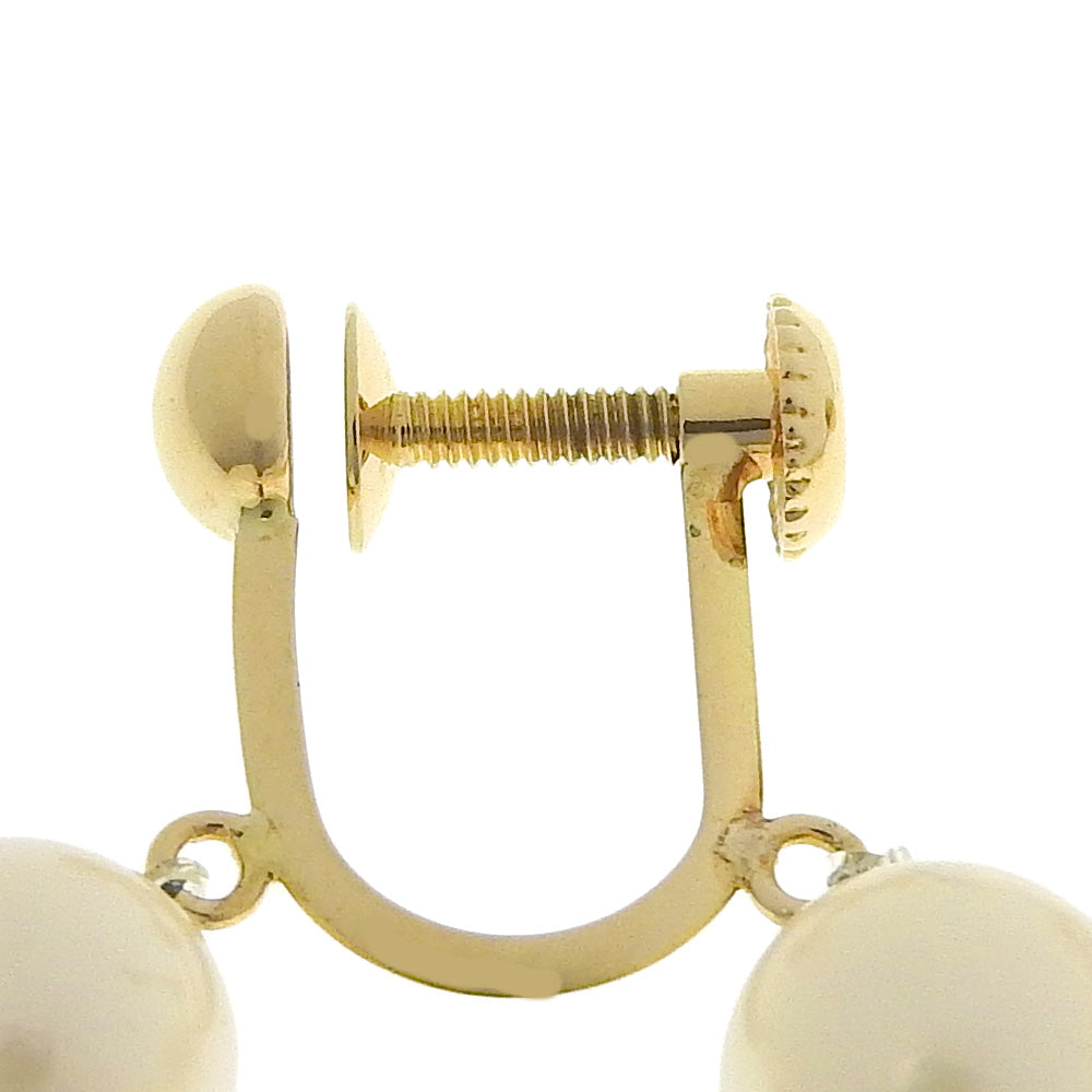 Pearl Earrings K18 Yellow Gold