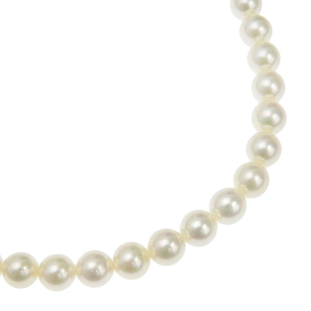 Silver Pearl Necklace 7.5-8.0mm