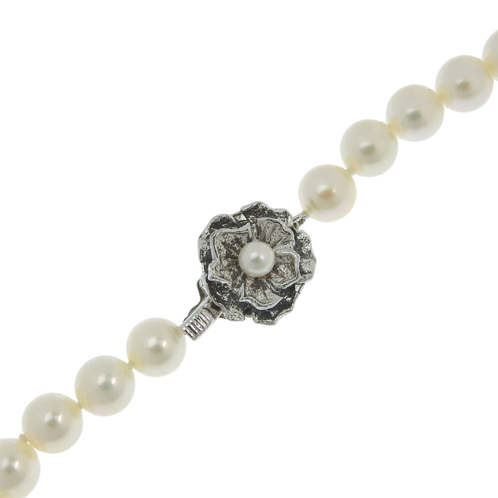 Silver Pearl Necklace 7.5-8.0mm