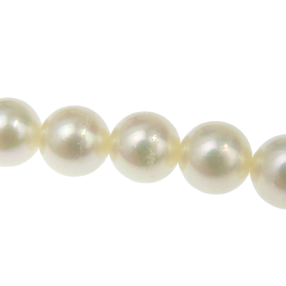 Silver Pearl Necklace 7.5-8.0mm