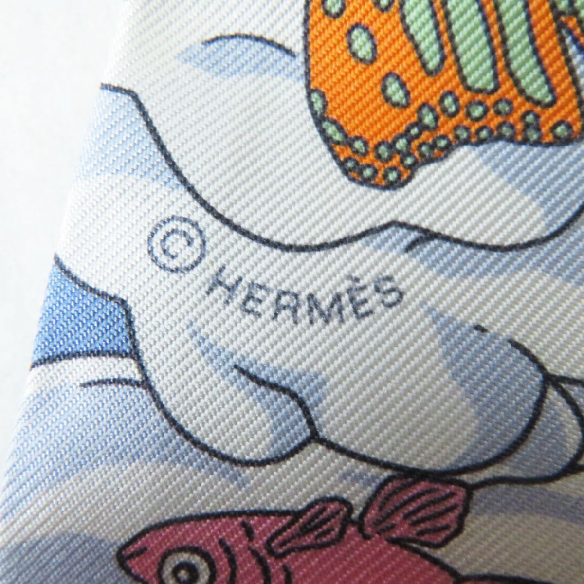 Hermes Twilly Scarf My Cloud 100% Silk