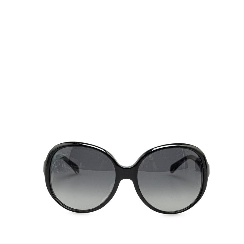 Chanel Coco Mark Sunglasses Black Plastic