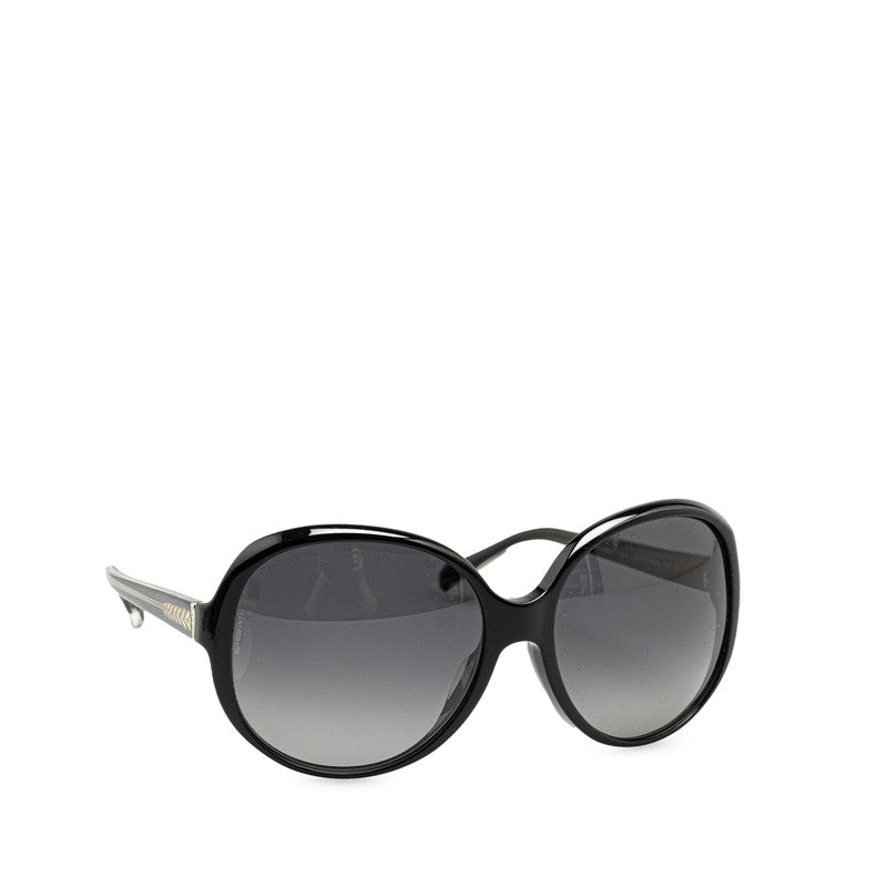 Chanel Coco Mark Sunglasses Black Plastic