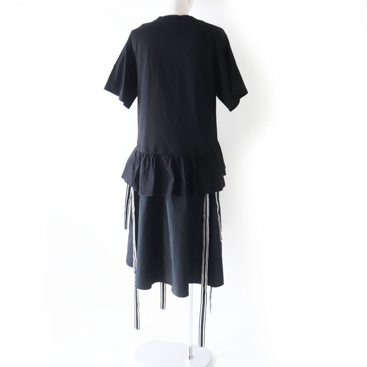 Moncler Women's Patched T-shirt Dress Black S