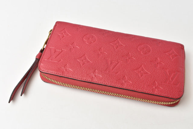 Louis Vuitton Monogram Empreinte Leather Zippy Wallet M60549 in Great Condition