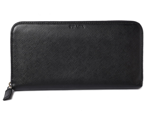 Prada Saffiano Leather Long Wallet 2ML317 Black