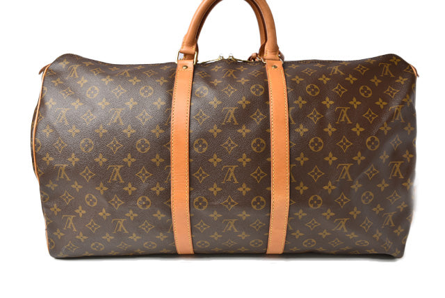 Louis Vuitton Monogram Canvas Keepall Boston Bag M41424