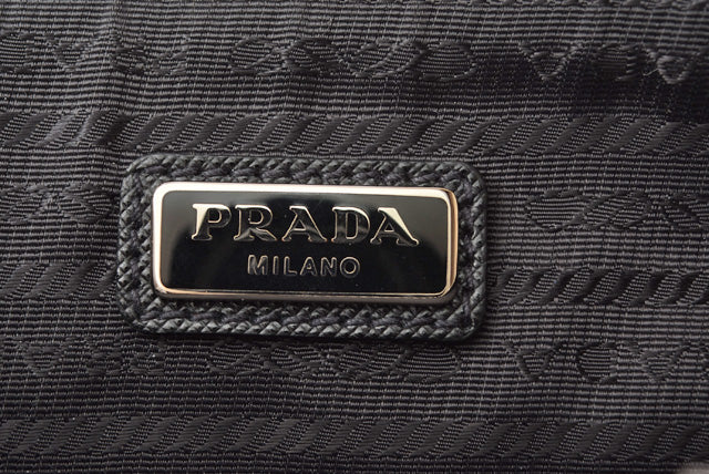 Prada Saffiano Patchwork Clutch Bag Travel Pouch in Excellent Condition