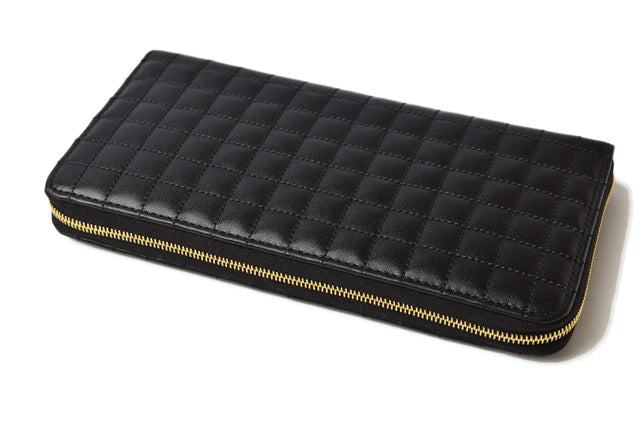 Celine Quilted Calf Leather Large Zip Wallet 10B553BFL in Pristine Condition