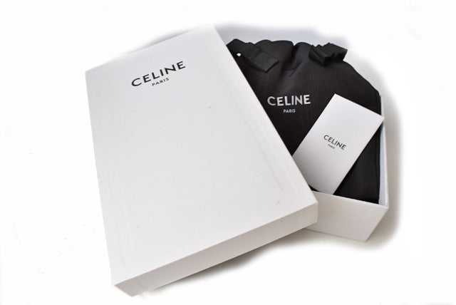 Celine Quilted Calf Leather Large Zip Wallet 10B553BFL in Pristine Condition