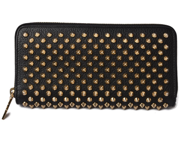 Christian Louboutin Panettone Zipped Long Wallet Black/Gold