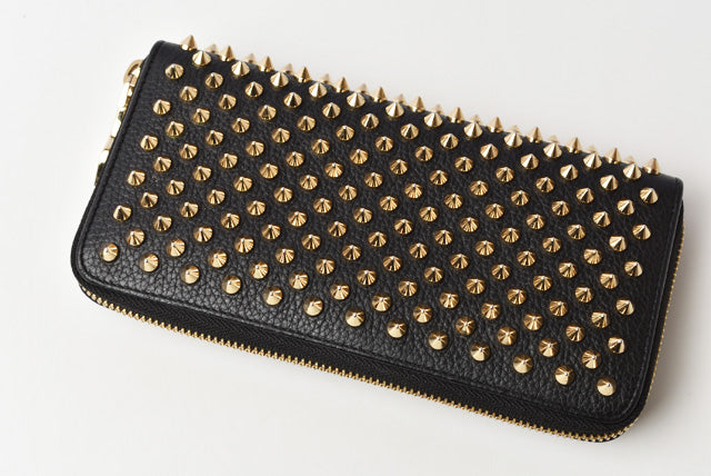 Christian Louboutin Panettone Zipped Long Wallet Black/Gold