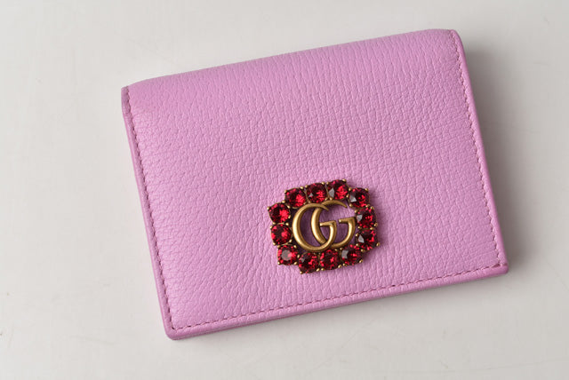 Gucci Leather Mini Wallet/Coin Case 499783 in Pristine Condition