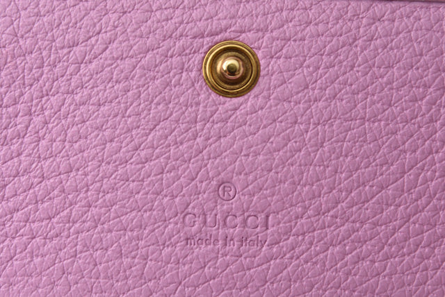 Gucci Leather Mini Wallet/Coin Case 499783 in Pristine Condition