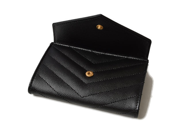 Saint Laurent Mini Wallet Card Case Black in Pristine Condition