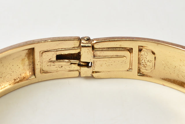 Christian Dior Gold Vintage Bracelet/Bangle 17cm in Great Condition