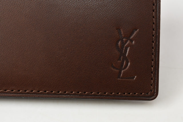 Yves Saint Laurent Leather Card Case/Pass Case