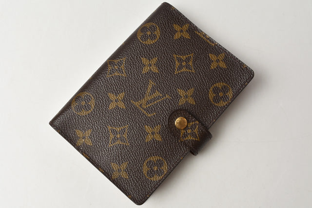 Louis Vuitton Monogram Canvas Agenda PM Notebook Cover R20005 in Great Condition