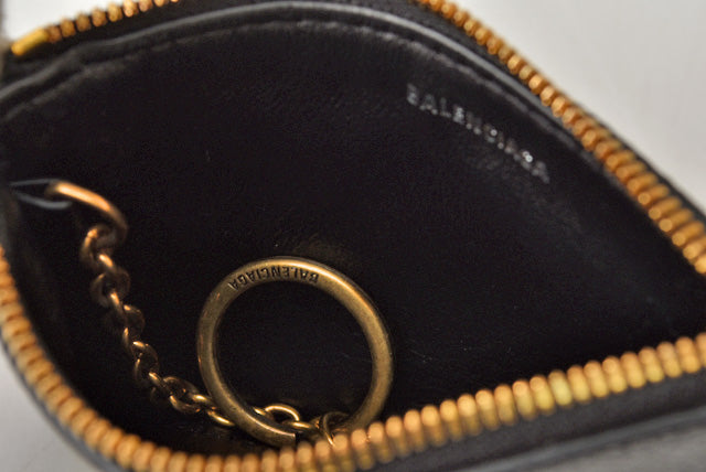 Balenciaga Leather Key Case/Coin Case 601488 in Pristine Condition