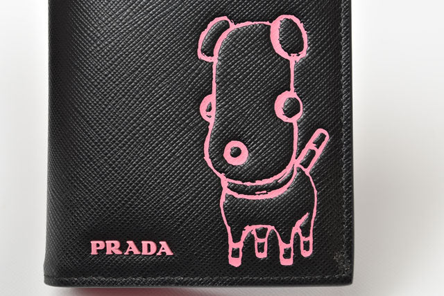 Prada Leather Mini Wallet 1MV204 in Pristine Condition