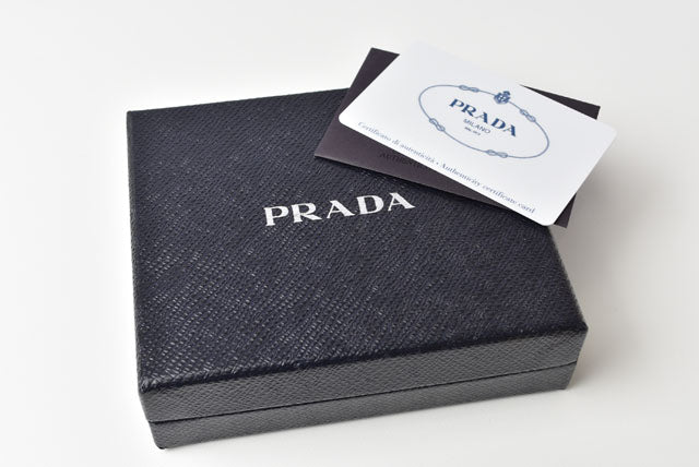 Prada Leather Mini Wallet 1MV204 in Pristine Condition