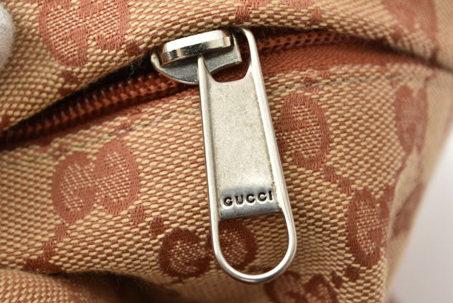 Gucci Canvas/Leather Waist Pouch/Body Bag 536842