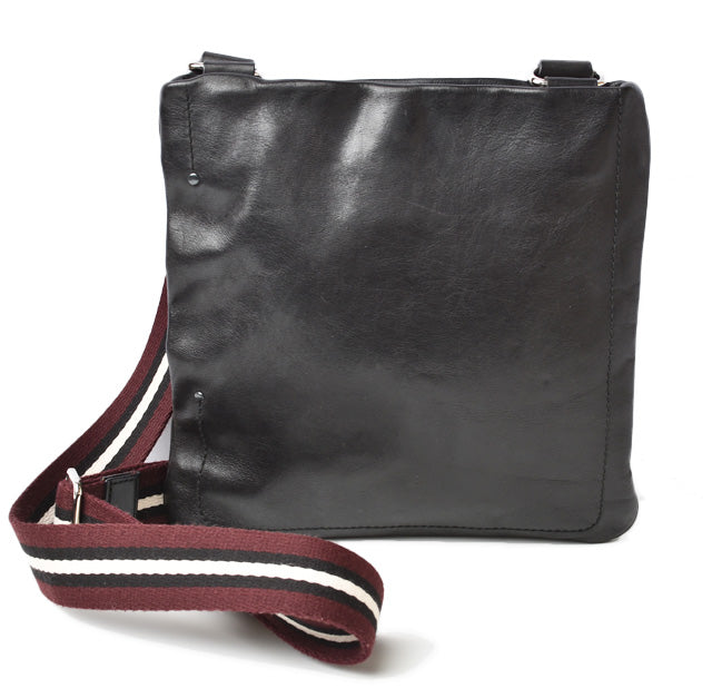 Bally Calf Leather Shoulder/Messenger Bag Black