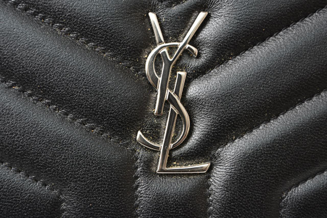 Yves Saint Laurent Leather Long Wallet Black in Pristine Condition