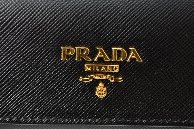 Prada Embossed Leather Key Case/Key Holder 1PG222