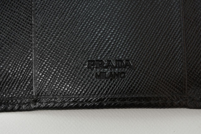 Prada Embossed Leather Key Case/Key Holder 1PG222