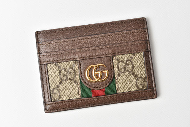 Gucci GG Supreme Leather Card Case